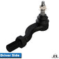 METALCLOAK  JL Wrangler | JT Gladiator Dog Leg Tie Rod End, Right Hand Thread - Driver Side  7412