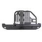 SmityBilt - Jeep Cherokee XJ - XRC Rear Bumper W/Hitch & Tire Carrier – Black Textured - 76851