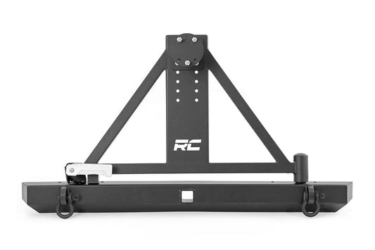 Rough Country - Rear Bumper Tire Carrier for Jeep Wrangler TJ (97-06) - 10592
