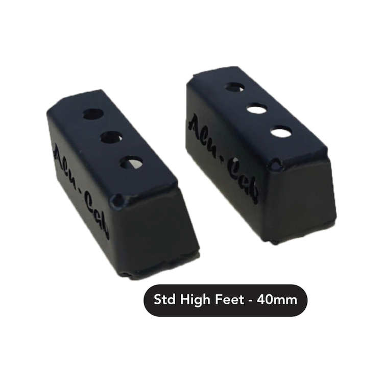 AluCab - Load Bar Feet Standard mounting 40MM set of 4 - s-lb-feet-std