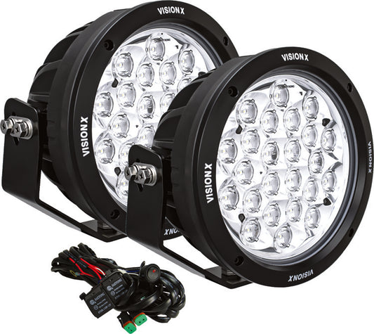 Vision X - 8.7" CG2 Multi-LED Light Cannon (Clear) - cg2-cpm2410kit