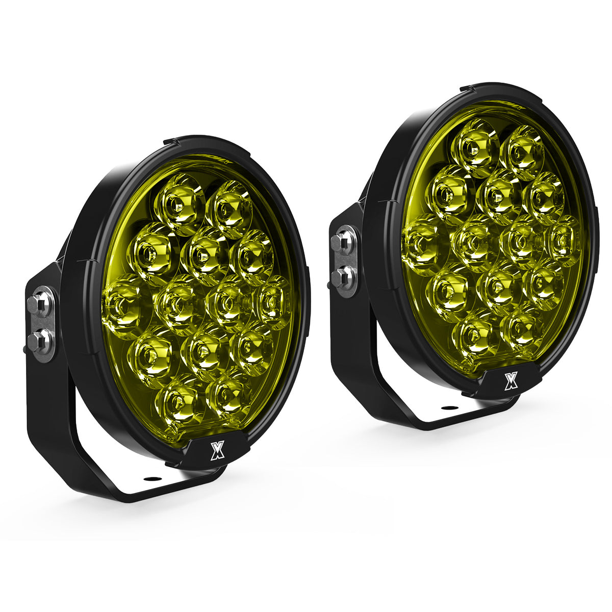 Vision X - CR-14 Spot Beam Driving Light - CR-14SYKIT AMBER