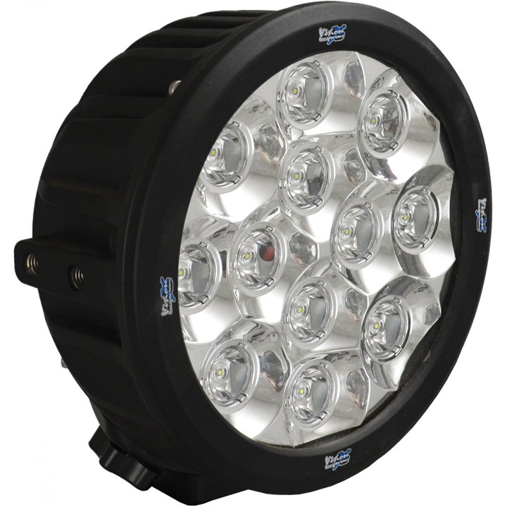 Vision X - 6.7" Inch Round Transporter Narrow Beam LED Light Driving light - CTL-TPX1210