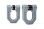 DV8 - 3/4" Elite D-rings - Gray (pair) - unsk-01gr