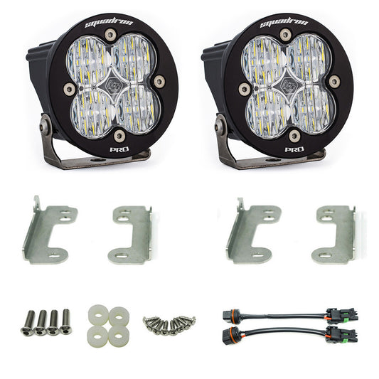 Baja Designs - Jeep JK Squadron-R Pro Fog Pocket Light Kit - Jeep 2010-18 Wrangler JK - 59-7503