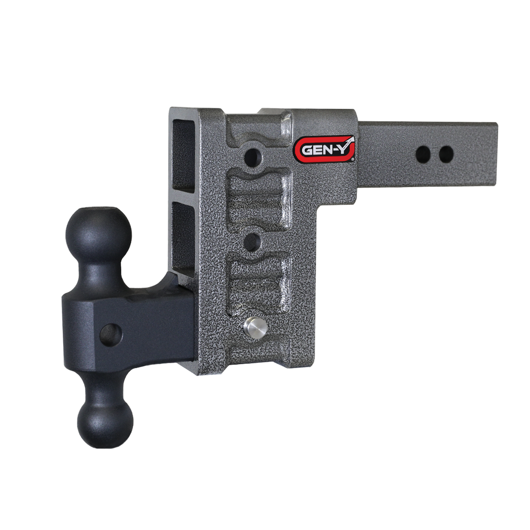 Gen Y - MEGA-DUTY 2.5″ Shank 6″ Drop 3K TW 21K Hitch & GH-061 Dual-Ball - GH-613