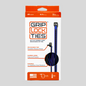 GripLockTies - 8" Rubber-Lined, Reusable Cable Ties - 48 Count - g8-bkbl-x48