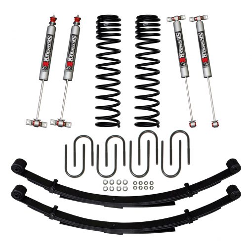 Skyjacker – Jeep XJ 3 in lift kit - Dual rate coil springs and Rear leaf springs and M95 shocks - JC3158KSMLT