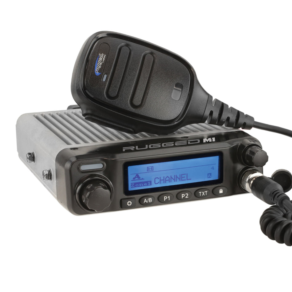 Rugged Radios - M1 Race Series - 55W VHF Waterproof Business Band Mobile Radio