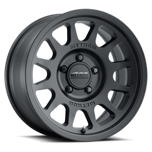 Method - 17x8.5 on 5x5 double bead grip Matte Black - MR70378550500
