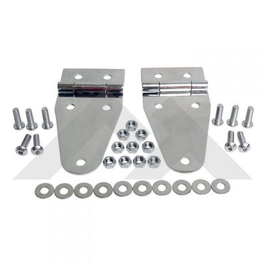 RT Off-Road - Jeep YJ Hood Hinge Set (Stainless) - RT34012