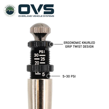 OVS Rapid Tire Deflators - 4 Piece Aluminum Adjustable Kit (5-30 PSI) with Storage Case  97-9904