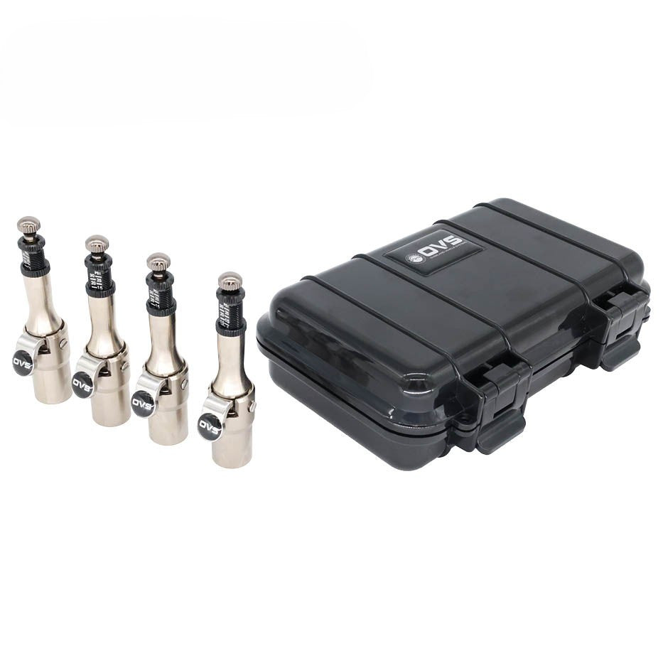 OVS Rapid Tire Deflators - 4 Piece Aluminum Adjustable Kit (5-30 PSI) with Storage Case  97-9904