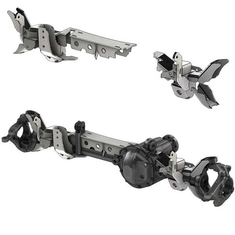 Artec - JK2TJ Front Axle Swap Kit with Truss - TJ4416