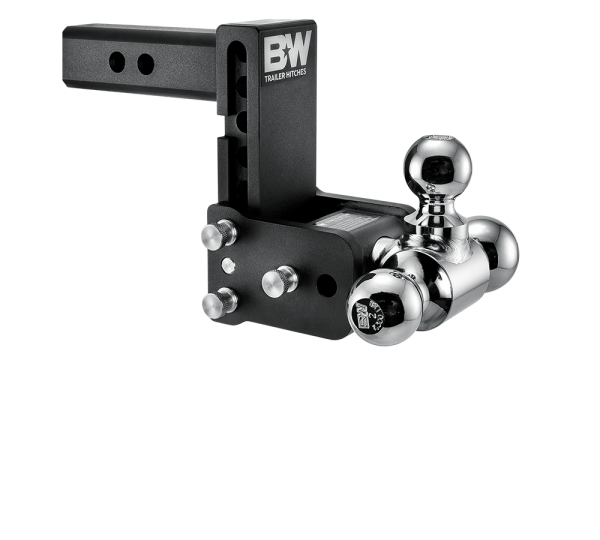 B&W - 2-1/2in. receiver 7in. drop TriBall 2in/1-7/8 and 2-5/16in. (Black) - TS20049B