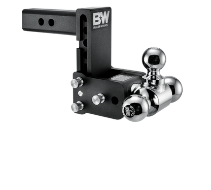 B&W - 2-1/2in. receiver 7in. drop TriBall 2in/1-7/8 and 2-5/16in. (Black) - TS20049B