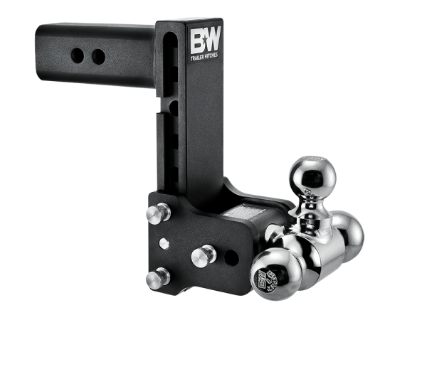 B&W - 2-1/2in. receiver 7in. drop TriBall 2in/1-7/8 and 2-5/16in. (Black) - TS20049B