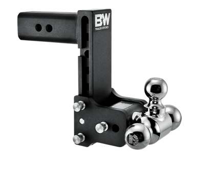 B&W - 2-1/2in. receiver 7in. drop TriBall 2in/1-7/8 and 2-5/16in. (Black) - TS20049B
