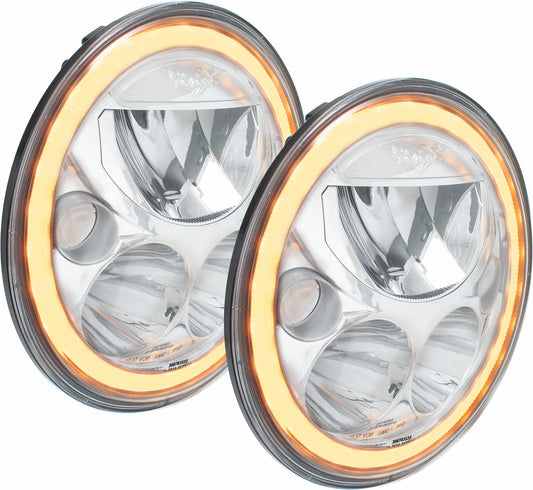 Vision X - Jeep JK Headlight with Amber Halo - XIL-7RDAKITJK