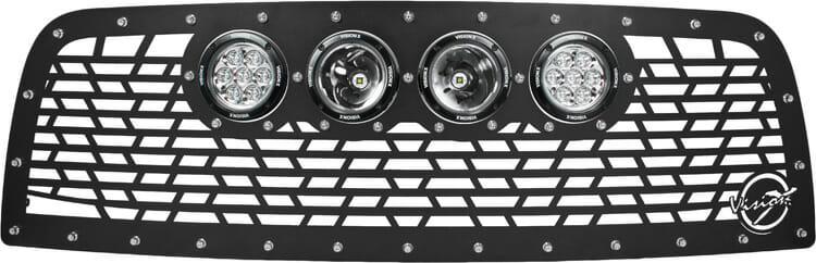 Vision X - Light Cannon CG2 Grille, 2013-Current Dodge Ram 2500/3500 - XIL-OEGC13DHDCG2