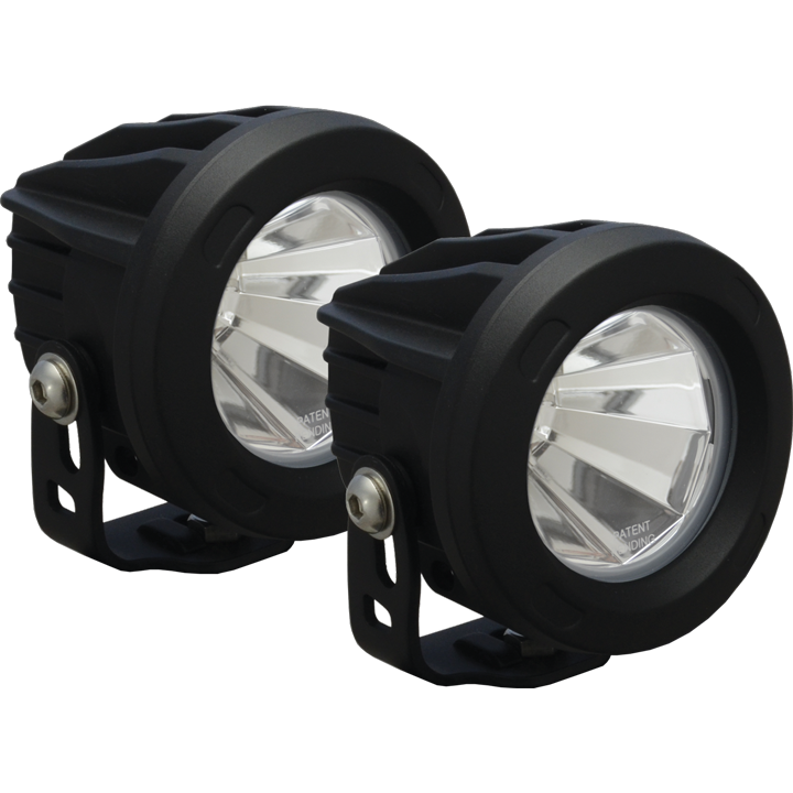 Vision X - Round Optimus Series Prime 60-Degree Dual LED Spot Beam - xil-opr160kit