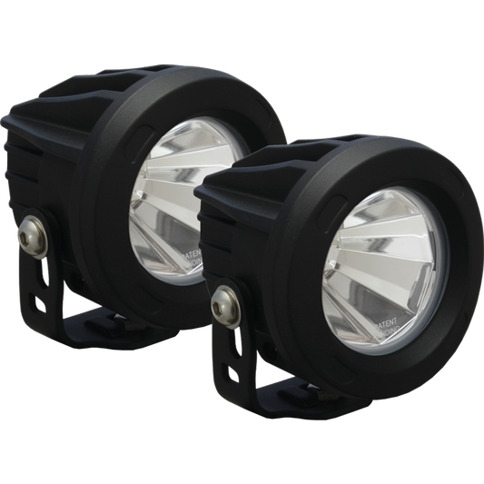 Vision X - Round Optimus Series Prime 60-Degree Dual LED Spot Beam - xil-opr160kit