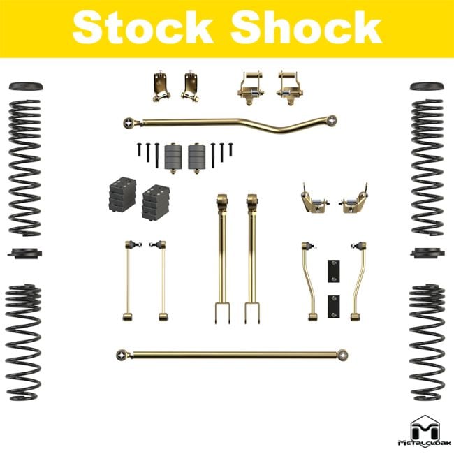 Metal Cloak - Jeep JL Wrangler 2.5" True Dual Rate Lift Kit