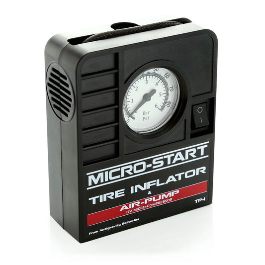 Antigravity - 12 V Multipurpose Ultra Compact TIRE Inflator Air Pump +Plus: AG-MSA-9A