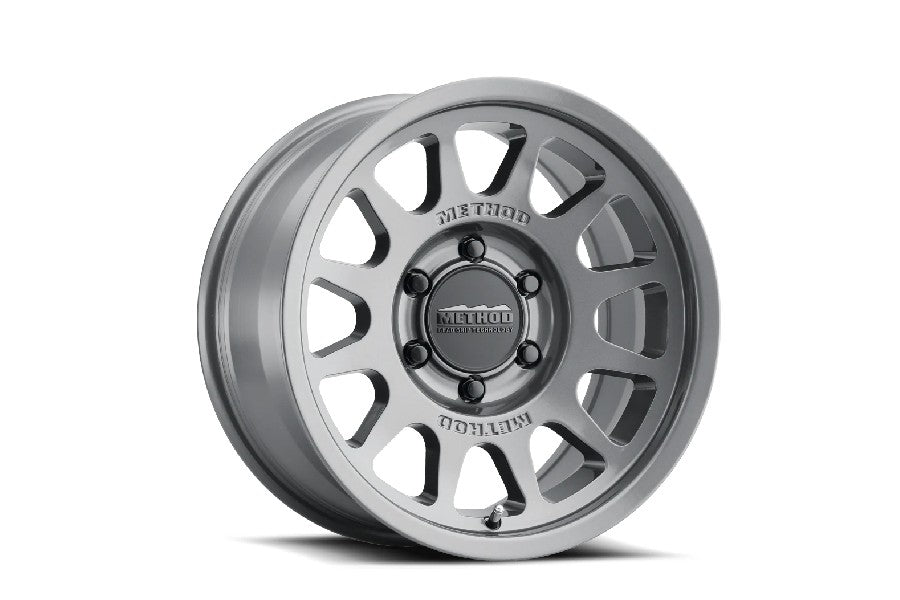MR70379050812N  MR703 Bead Grip, 17x9, -12mm Offset, 5x5, Gloss Titanium