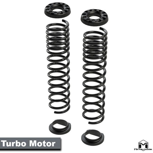 Metal Cloak - Dual rate coil spring pair 2.5" JL 2Door Front - 7617