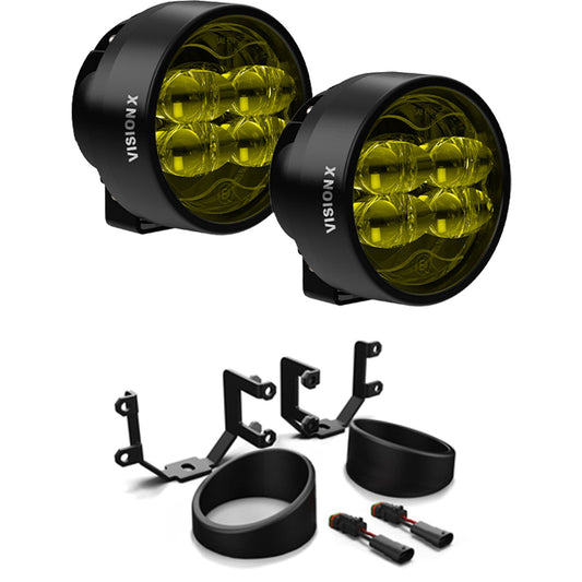 Vision X - CR-4 LED Fog Light Upgrade Kit - (12-21) Toyota Tacoma, Tundra, 4Runner - 9959030