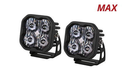 Diode Dynamics - SS3 SAE White Max LED Pod (pair) Amber / Combo - DD6907P