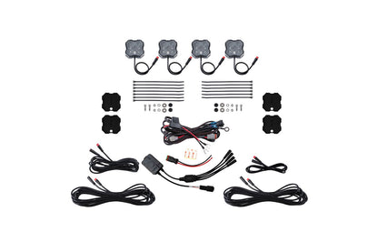 Diode Dynamics - Stage Series RGBW LED Rock Light Kit (4-pack) - DD7741C
