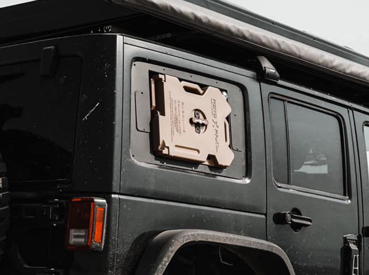 Rebel Off Road - Jeep Wrangler JL Blackout Window Storage (Pair) by Rebel Off Road