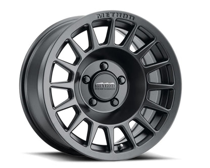 MR70778560500  Method Race Wheels MR707 Matte Black Wheels Bead Grip, 17x8.5, 0mm Offset, 6x5.5, 106.25mm Centerbore, Matte Black