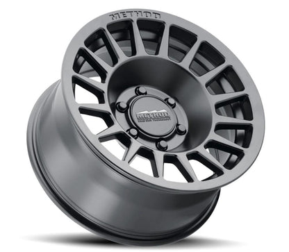 MR70778560500  Method Race Wheels MR707 Matte Black Wheels Bead Grip, 17x8.5, 0mm Offset, 6x5.5, 106.25mm Centerbore, Matte Black