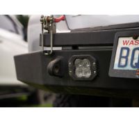 Diode Dynamics - SS3 SAE/DOT White Pro Flush Mount LED Pod (pair) Red background light / Flood - DD6933P