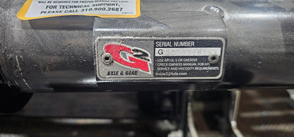 G2 Gear and axle - Front and rear loaded housings for a YJ