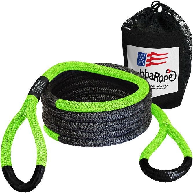 Bubba Rope - 5/8x20 ATV/UTZ power stretch recovery rope - 176653GR