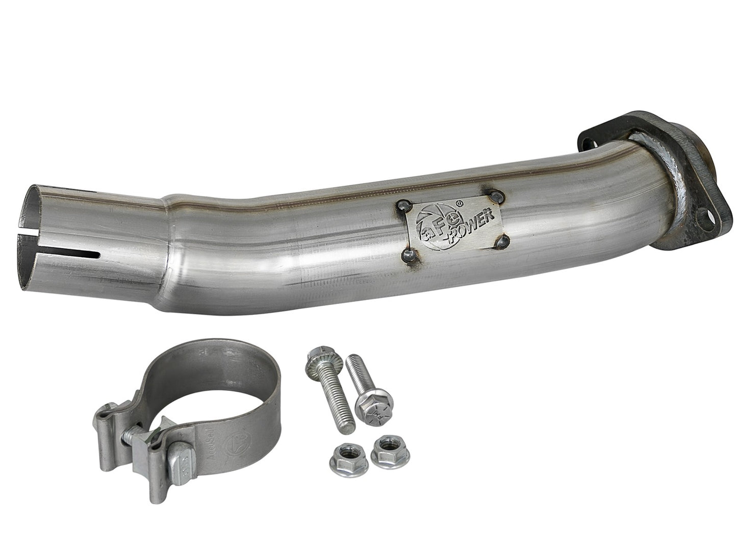 AFE 48-48024  AFE Power 2.5in Twisted Loop Delete Down-Pipe  - JT/JL 3.6L
