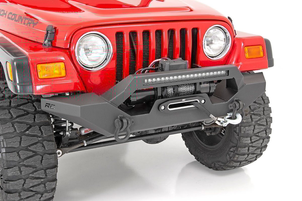 Rough Country - Rock Crawler front bumper for Jeep Wrangler TJ (97-06)/Wrangler Unlimited (04-06) - 10595