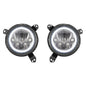 Vision X - 18+ Jeep JL / '20+ Jeep Gladiator VX LED Headlight Kit - Black Chrome | White Halo - 9944494