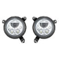 Vision X - Jeep JL / JT LED Headlight Kit - Chrome | White Halo - 9944487