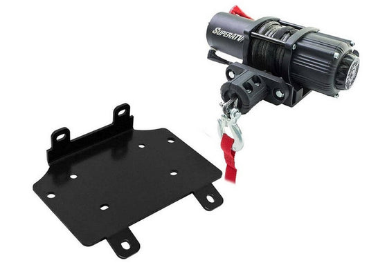 Super ATV - Yamaha Wolverine Winch Mounting Plate by Super ATV - WM-Y-WV